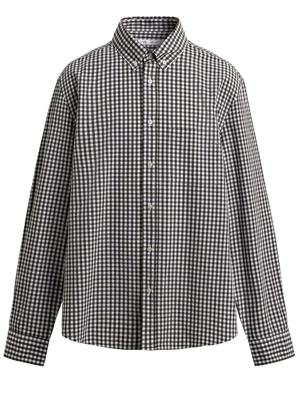 ZARA Men’s Regular Fit 100% Cotton Button-Down Shirt Size M
